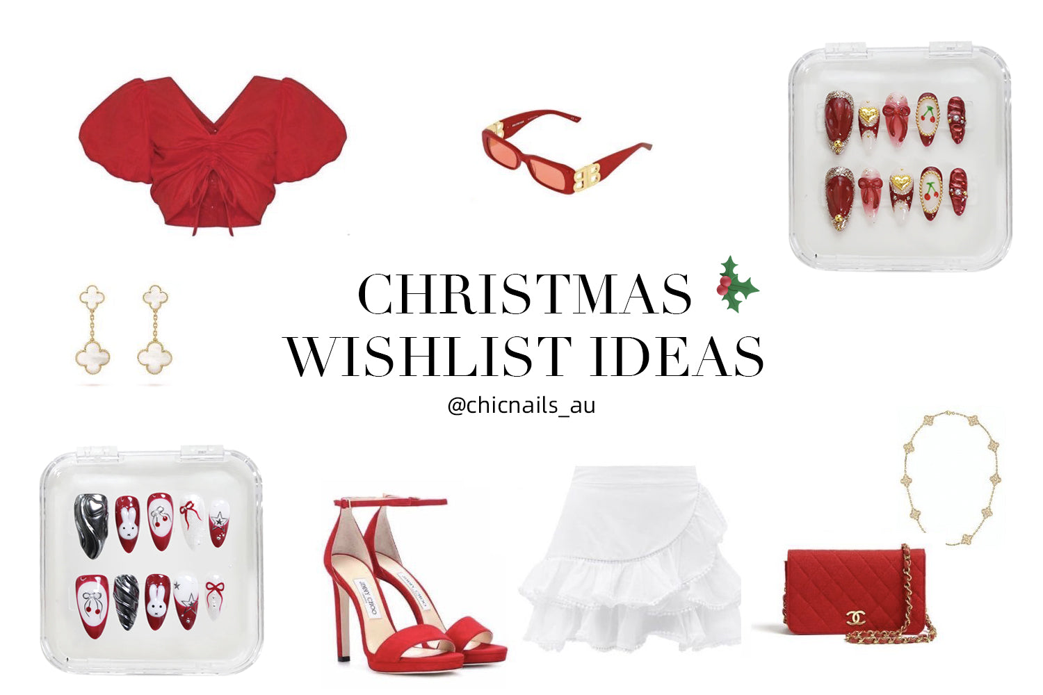 Christmas Wishlist: Best Press-On Nails in Australia for Festive Outfits