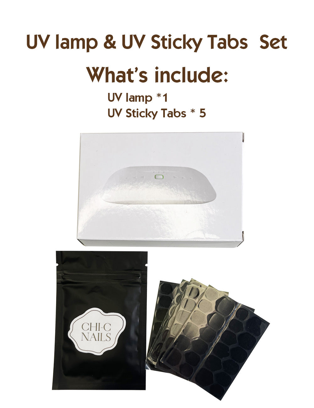 UV lamp &  UV Sticky Tabs Set